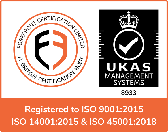Forefront Certification Limited — UKAS 认可认证机构 编号 8933
